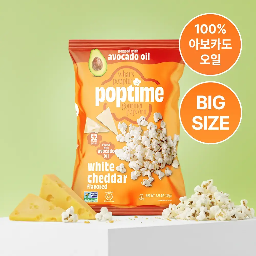 [올영단독 선런칭] 팝타임 팝콘 체다치즈 135g